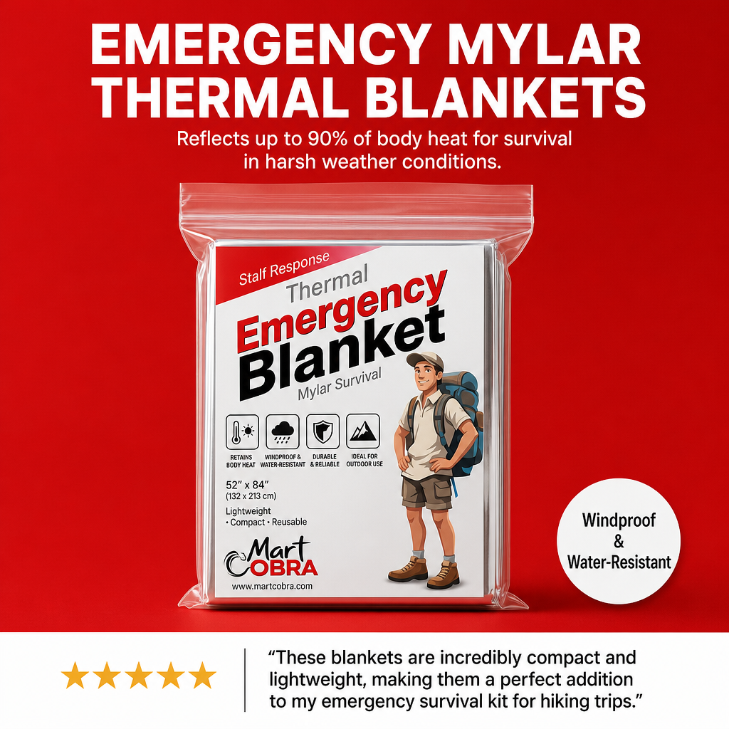 Emergency Mylar Thermal Blankets