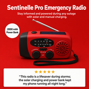 Radio de emergencia Sentinelle Pro