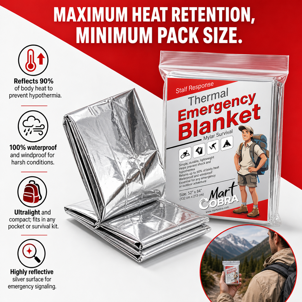 Emergency Mylar Thermal Blankets