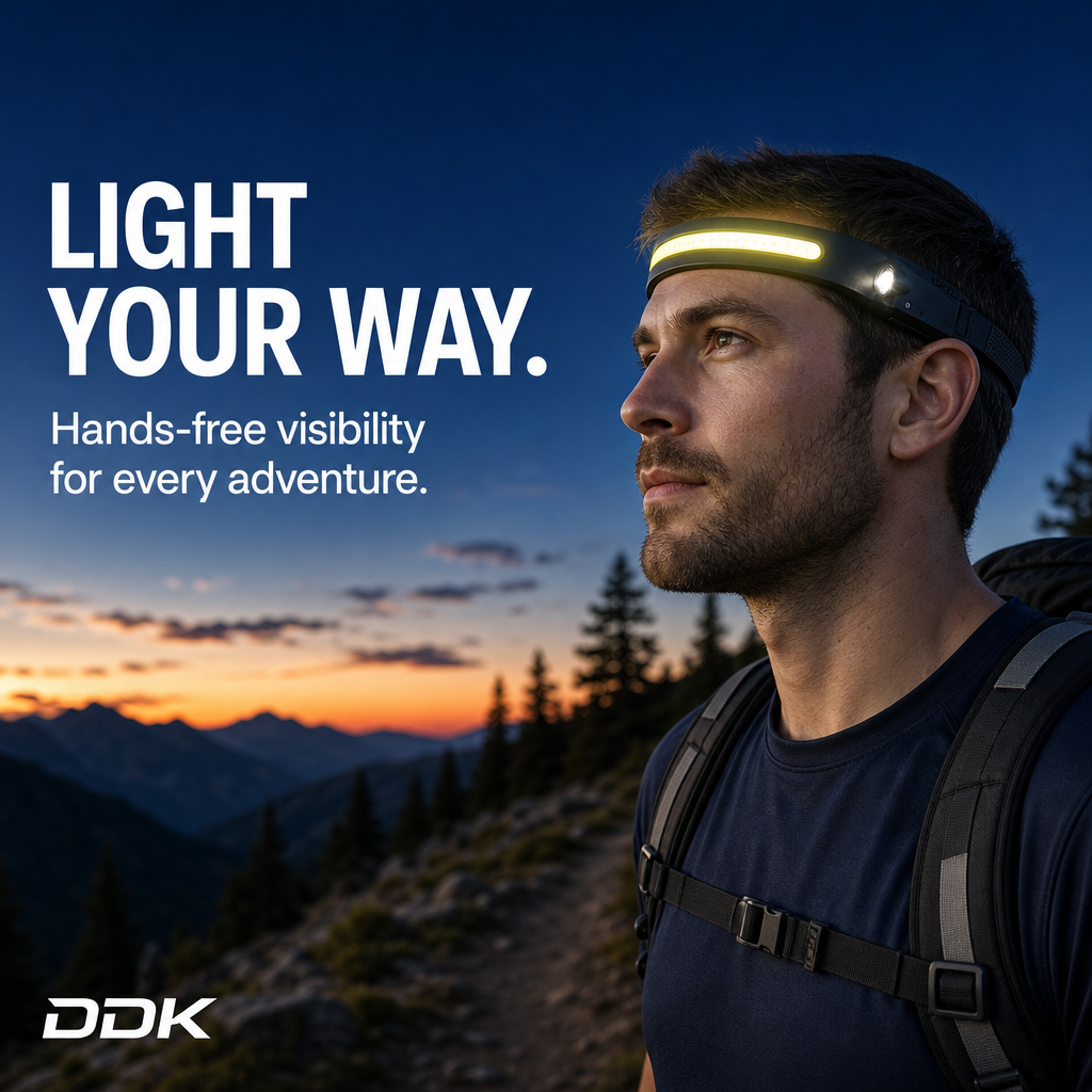 DDK Emergency Headlamp Rechargeable Light